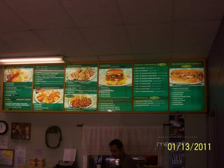 Captain's Sub Shop - Sepulveda, CA menu_pic