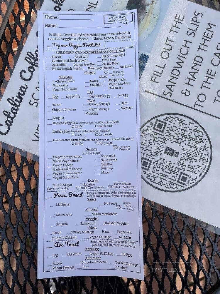 Catalina Coffee & Cookie Co - Avalon, CA menu_pic