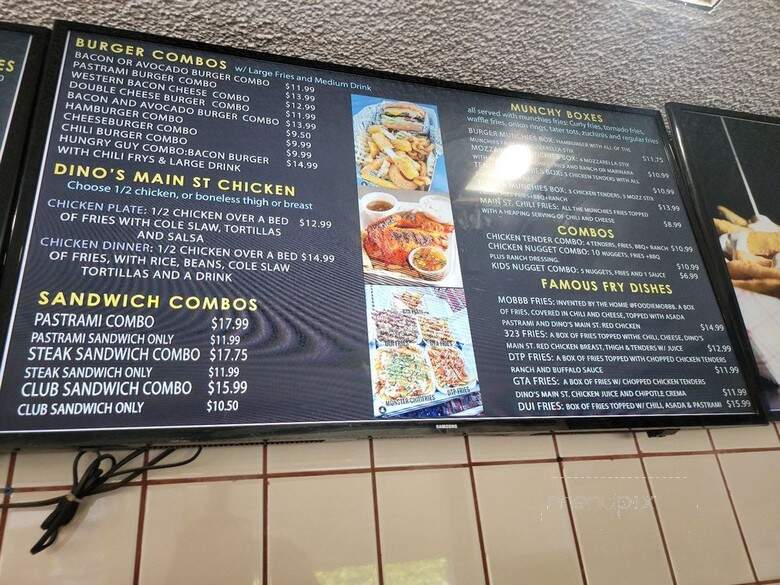 Dino's Burgers - Los Angeles, CA menu_pic