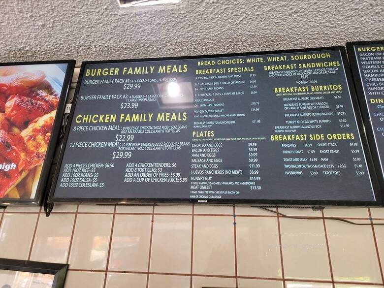 Dino's Burgers - Los Angeles, CA menu_pic