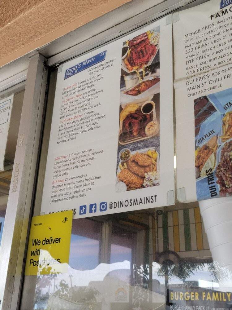 Dino's Burgers - Los Angeles, CA menu_pic