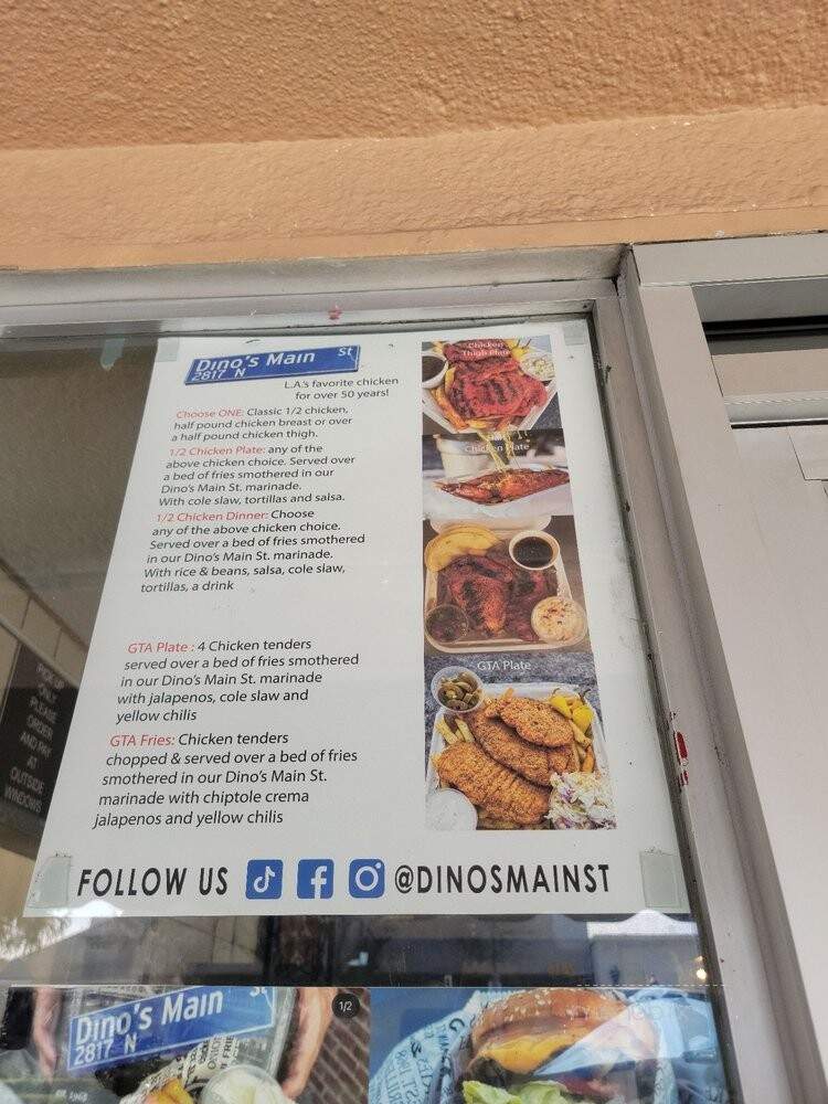 Dino's Burgers - Los Angeles, CA menu_pic