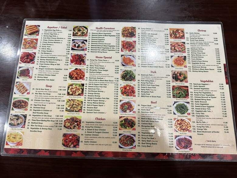 Dragon Express - Culver City, CA menu_pic