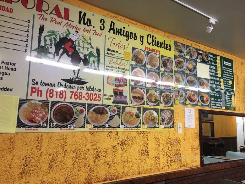 El Caporal - Sun Valley, CA menu_pic