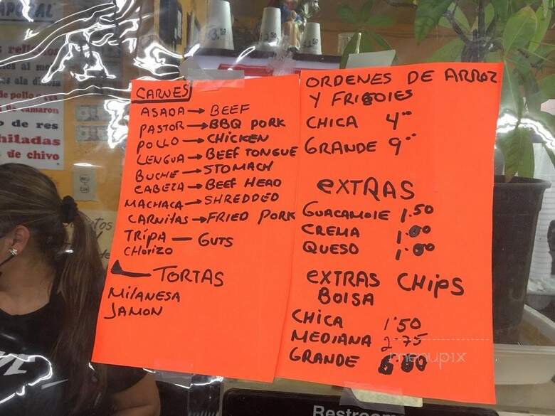 El Caporal - Sun Valley, CA menu_pic