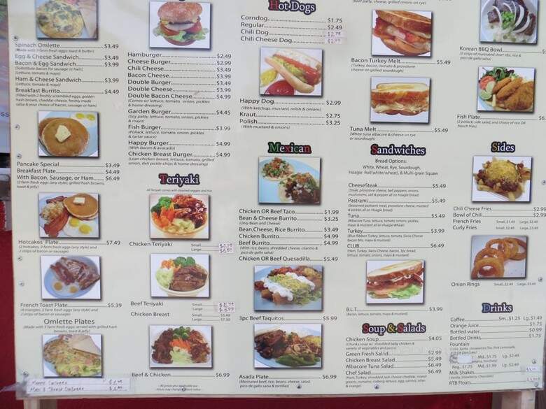 Happy Dogs - Van Nuys, CA menu_pic