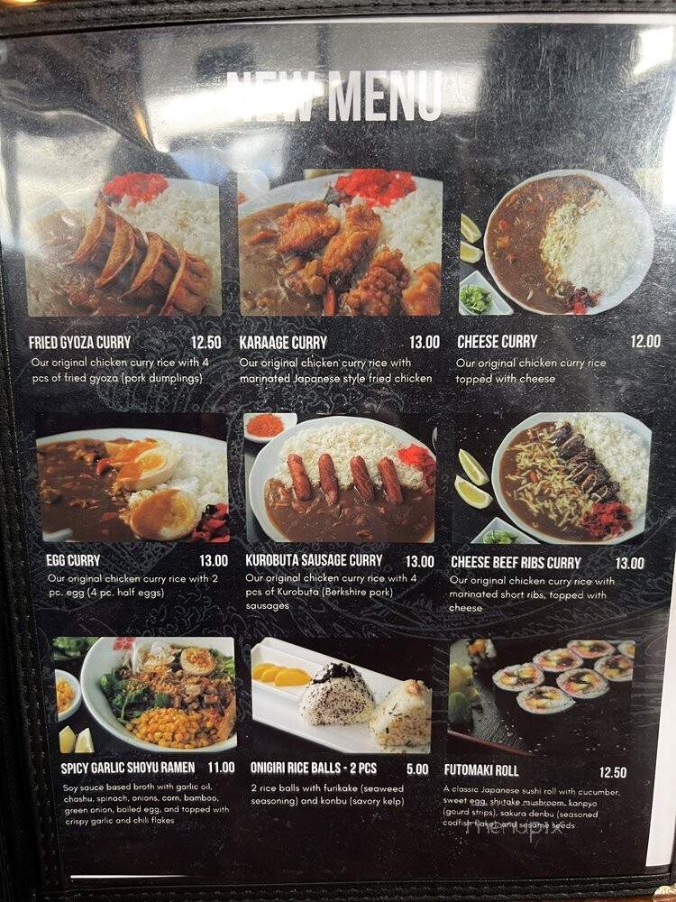 Kyushu Ramen - Van Nuys, CA menu_pic
