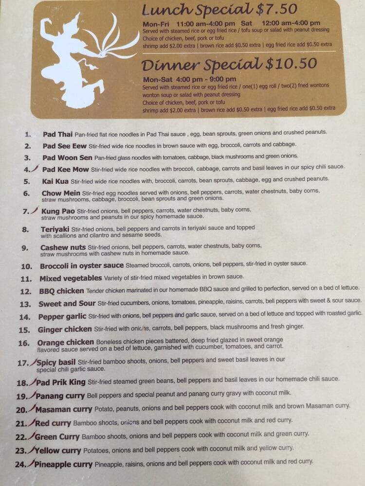 Little Siam - Van Nuys, CA menu_pic