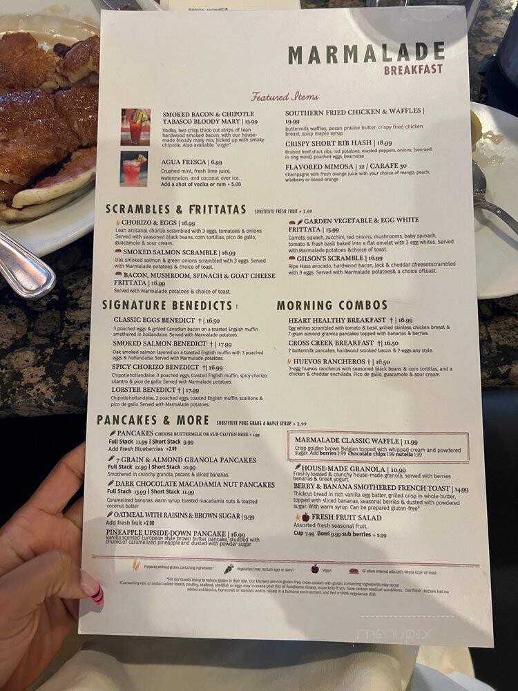 Marmalade Cafe - Calabasas, CA menu_pic
