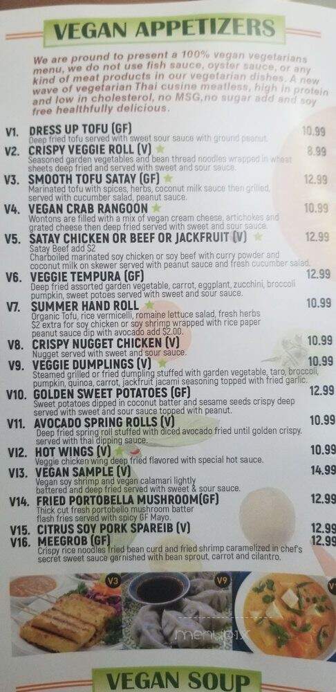 My Thai - Chatsworth, CA menu_pic