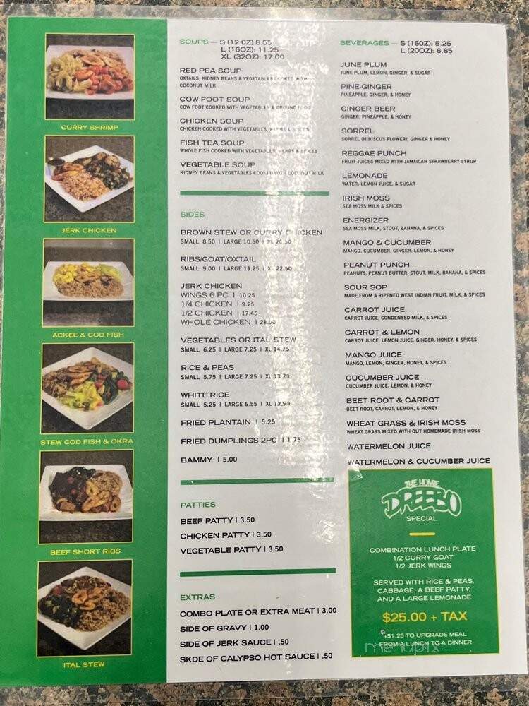 Natural Art Foods - Los Angeles, CA menu_pic