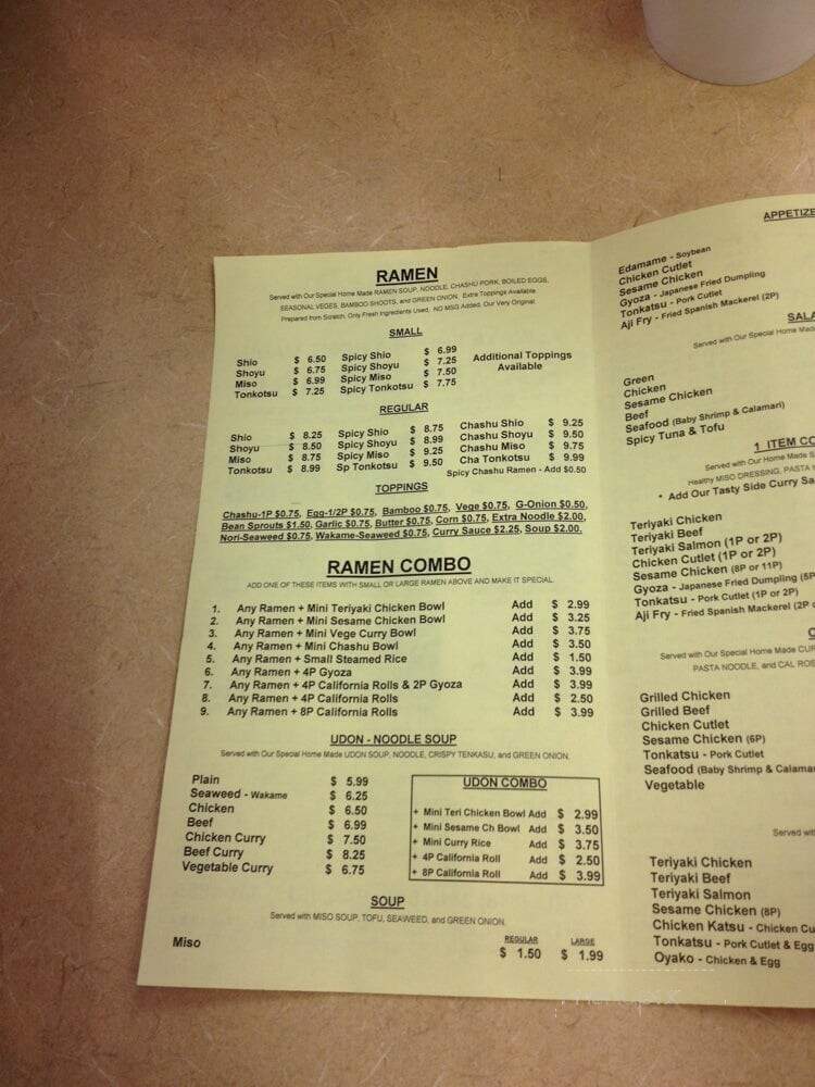 Small Island - Northridge, CA menu_pic