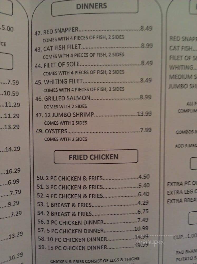Smitty's Famous Fish & Chicken - Culver City, CA menu_pic