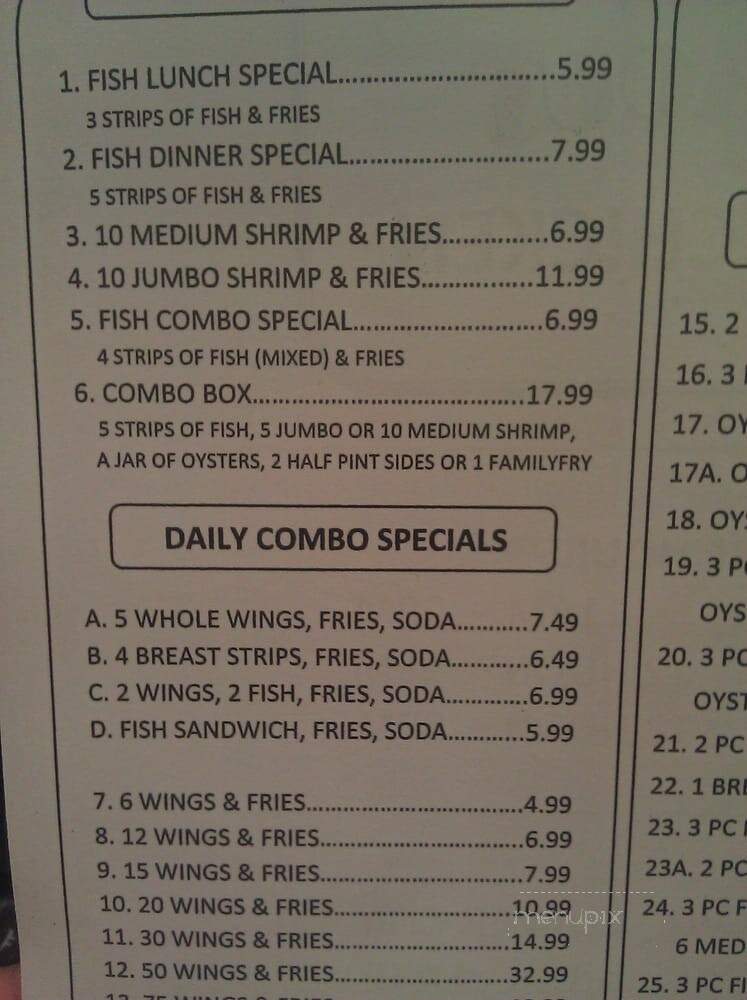 Smitty's Famous Fish & Chicken - Culver City, CA menu_pic