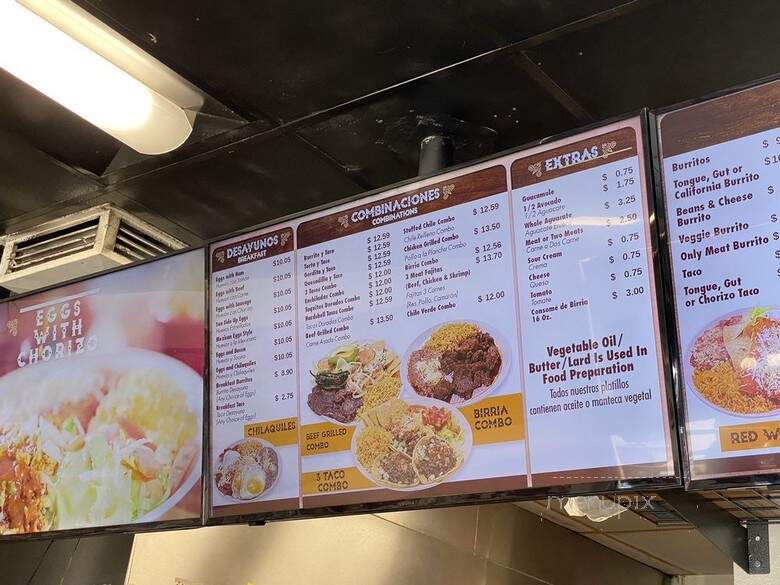 Tacos Michoacan - Chatsworth, CA menu_pic