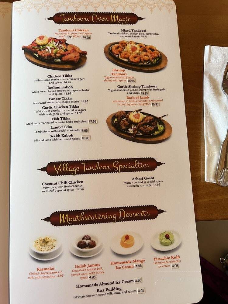 Village Tandoor - Northridge, CA menu_pic