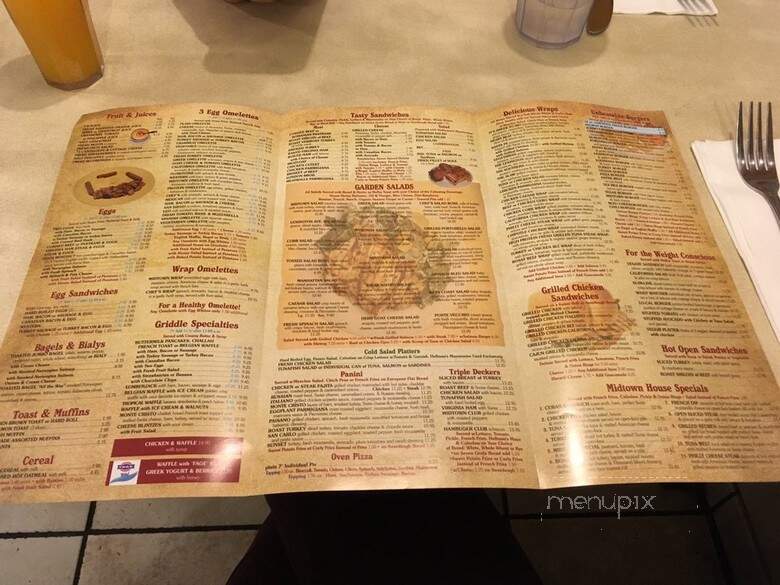 Midtown Restaurant - New York, NY menu_pic