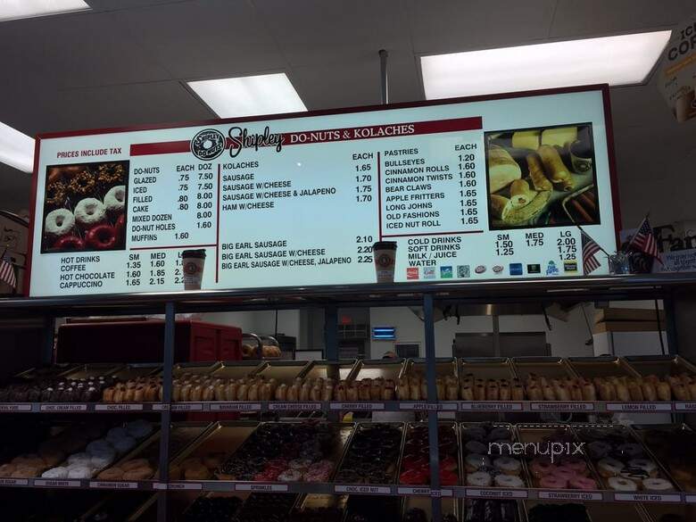Shipley Do-Nut Shop - Austin, TX menu_pic