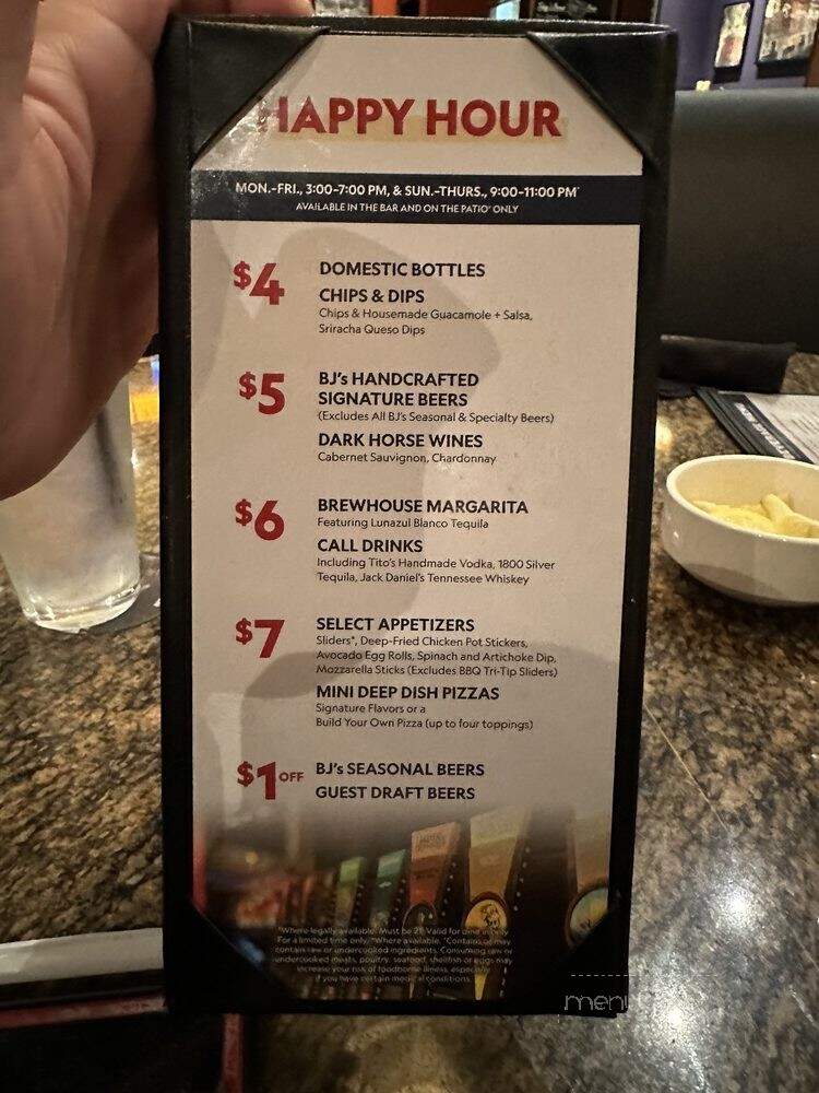 BJ's Restaurant & Brewhouse - Mesquite, TX menu_pic