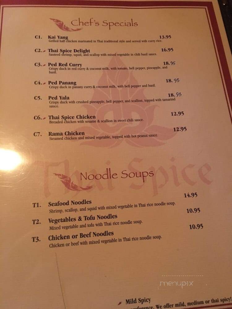 Thai Spice - Poughkeepsie, NY