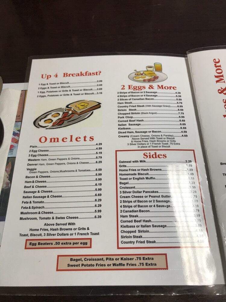 Up 4 Breakfast - Spring Hill, FL menu_pic