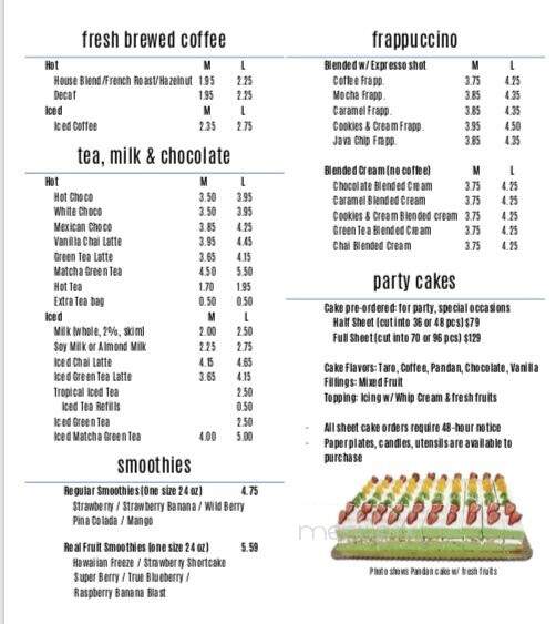 Choco-Latte - Orange, CA menu_pic