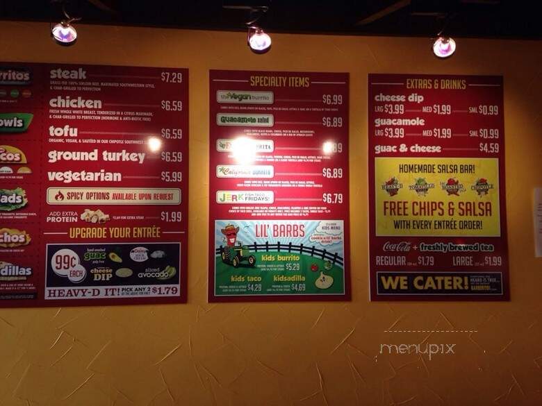 Barberitos - Valdosta, GA menu_pic