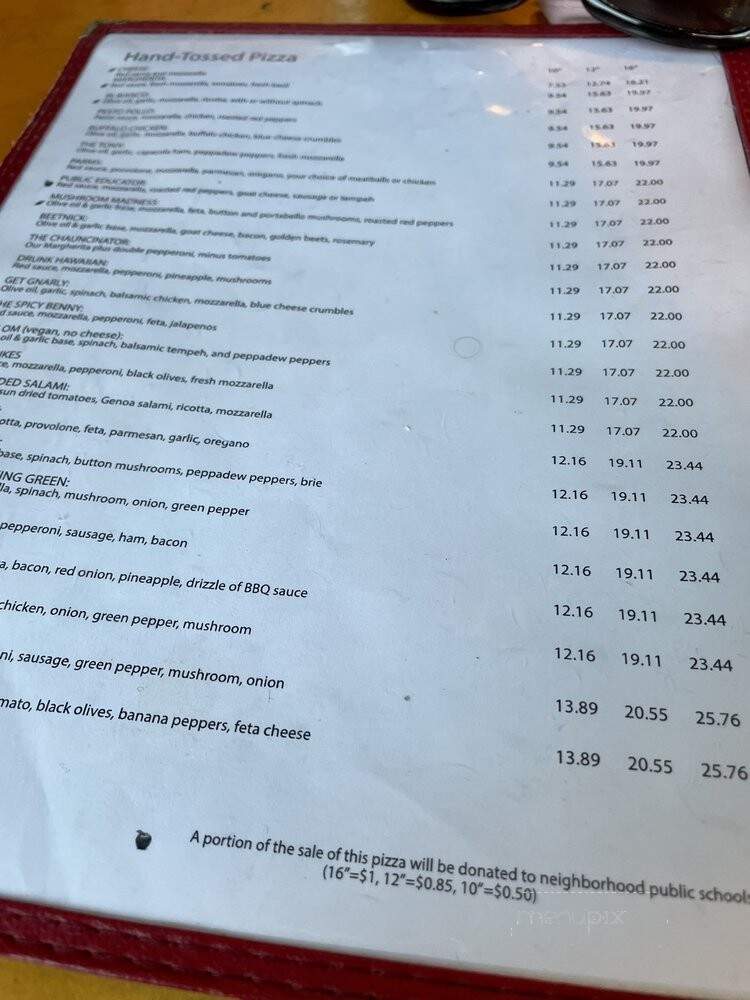 Dallessandros - Charleston, SC menu_pic