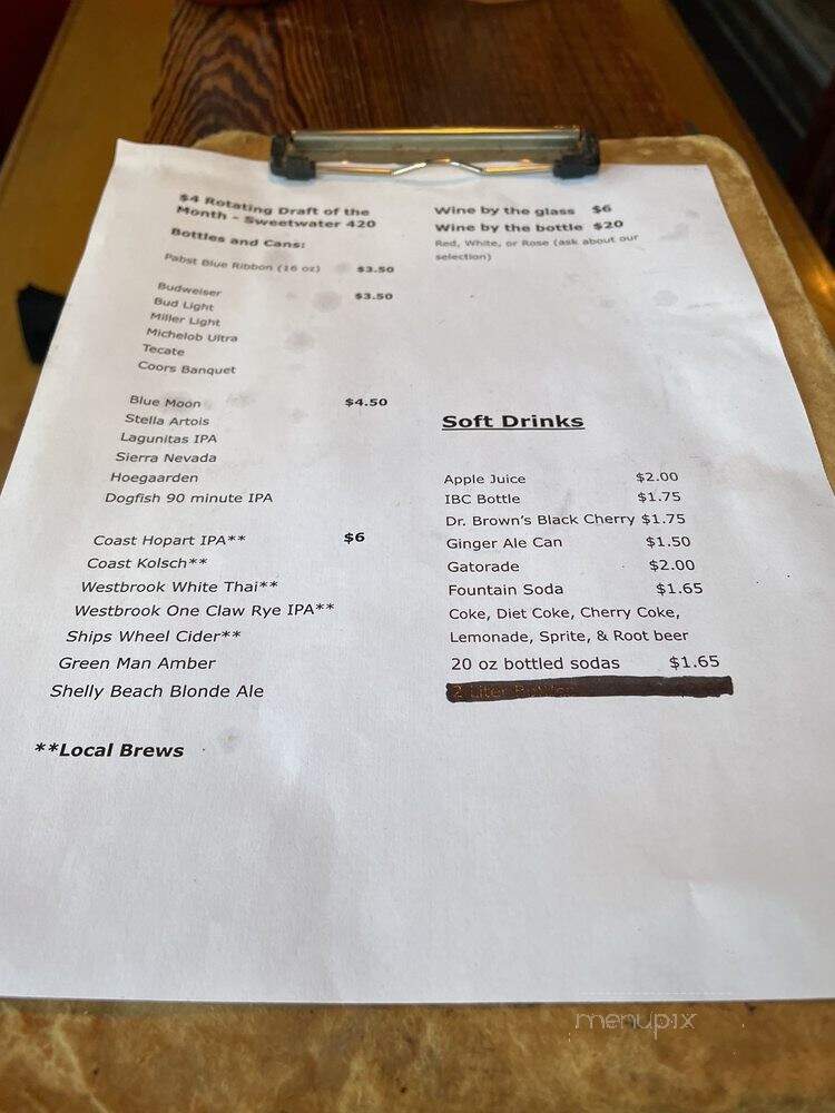 Dallessandros - Charleston, SC menu_pic