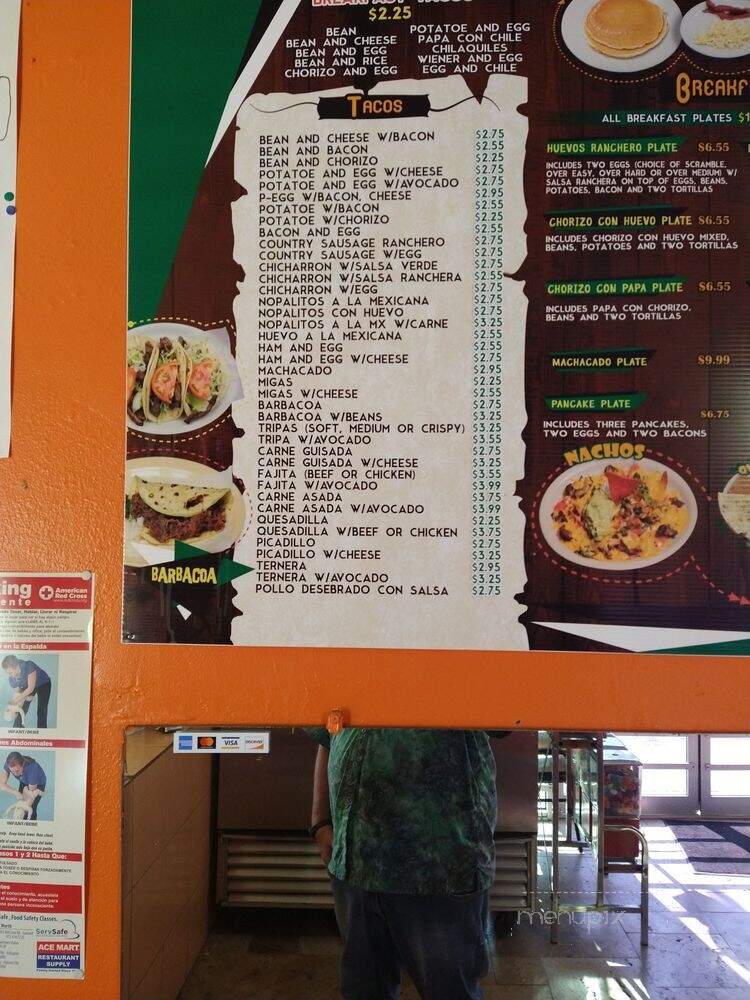 J & I Mexican Cafe - San Antonio, TX menu_pic