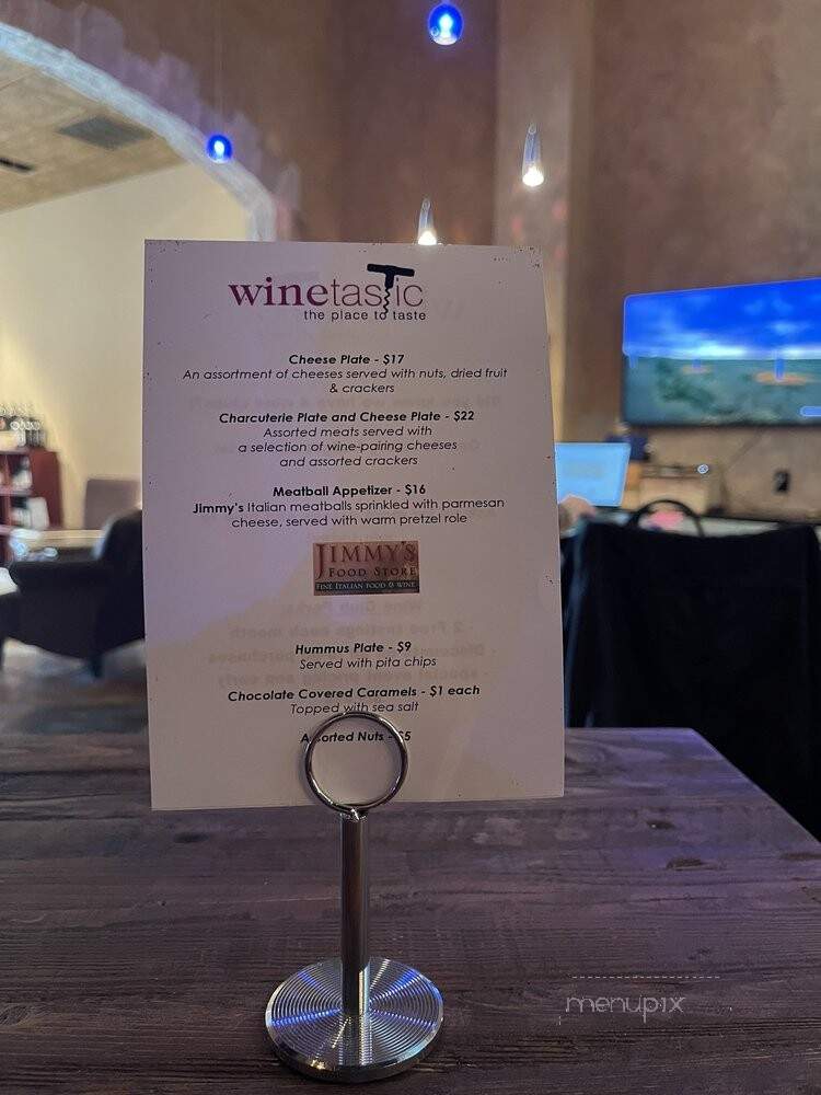 Wine 'Tastic! - Dallas, TX menu_pic
