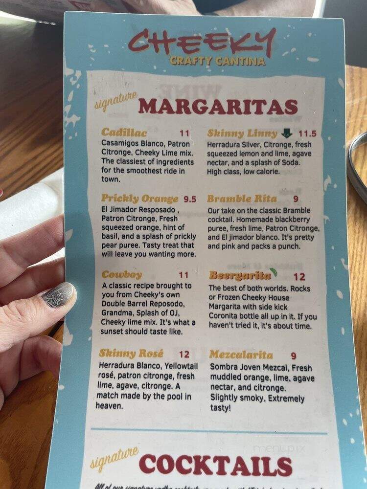 Cheeky Taqueria - Suwanee, GA menu_pic
