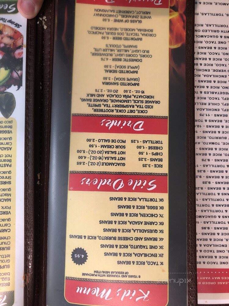 El Burrito Grill - Long Beach, CA menu_pic