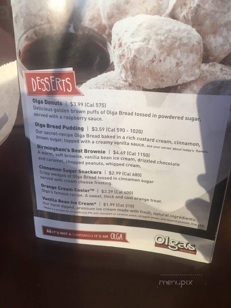Olgas Kitchen - Brighton, MI menu_pic