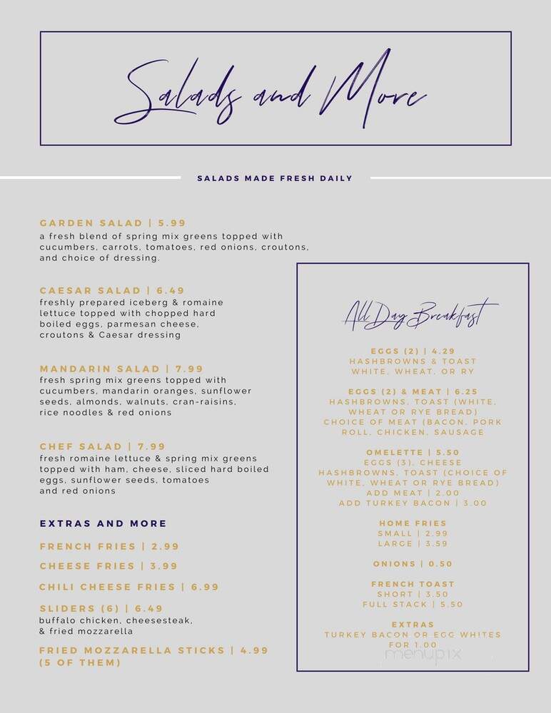 Bagel Cafe - Bensalem, PA menu_pic