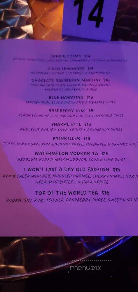 Pegasus Bar & Grill - Las Vegas, NV menu_pic
