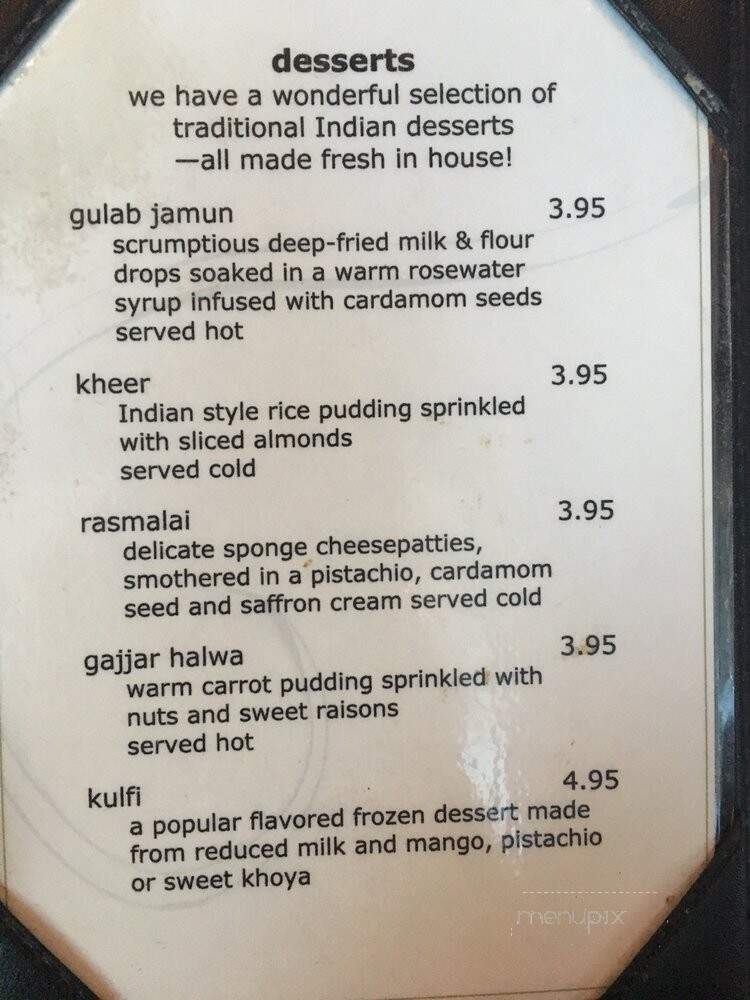 Monsoon - Mount Laurel, NJ menu_pic