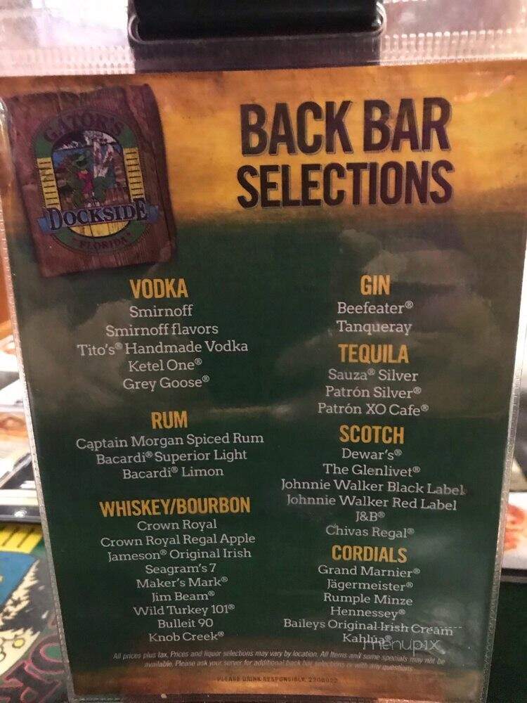 Gators of Clermont - Clermont, FL menu_pic