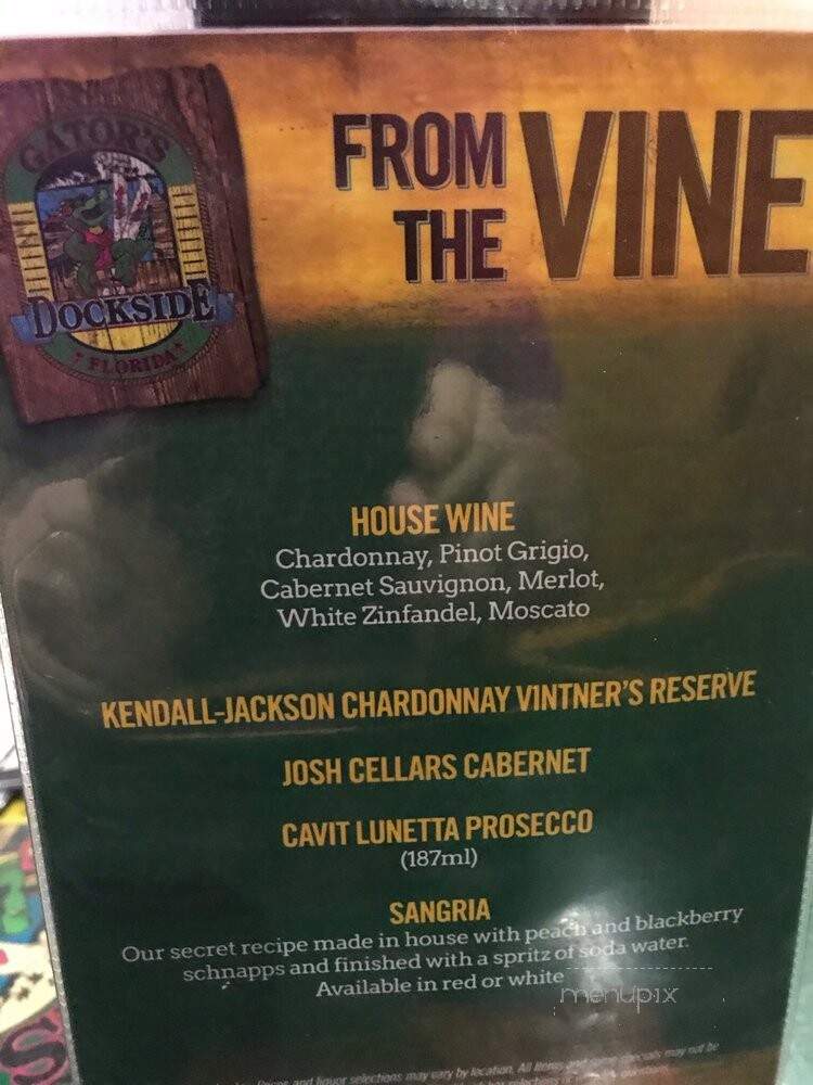 Gators of Clermont - Clermont, FL menu_pic