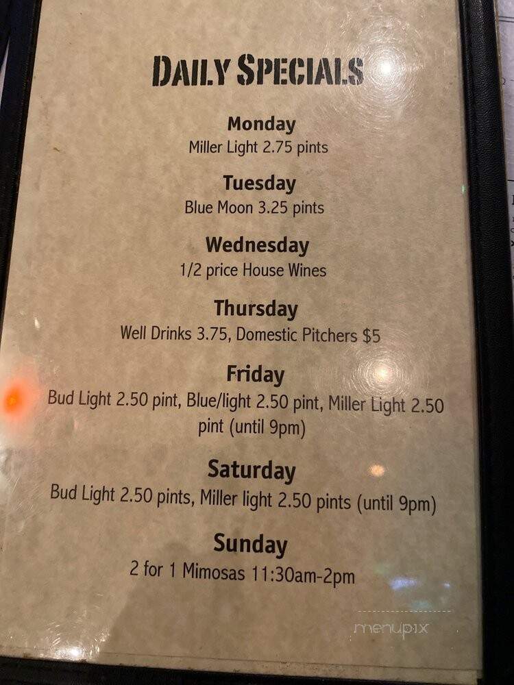 Murphy's Law - Rochester, NY menu_pic