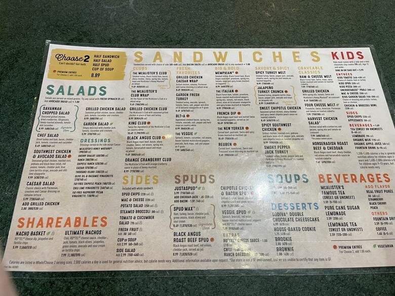 Mc Alister's Deli - Myrtle Beach, SC menu_pic