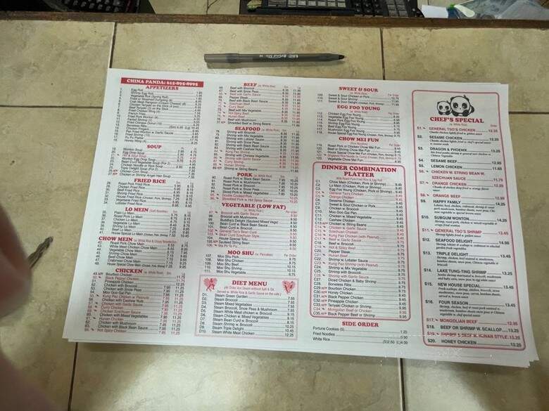 China Panda - Murfreesboro, TN menu_pic