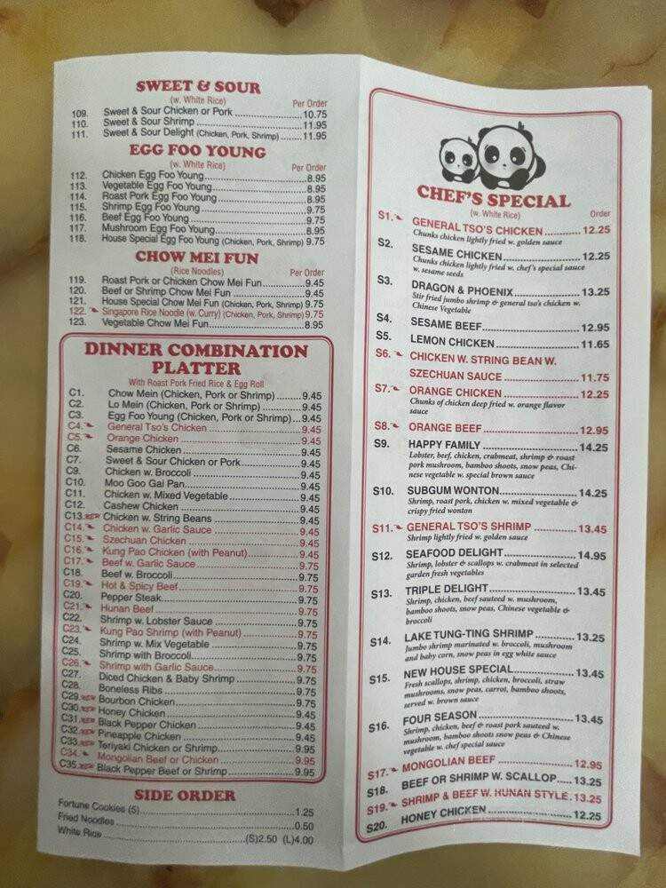 China Panda - Murfreesboro, TN menu_pic