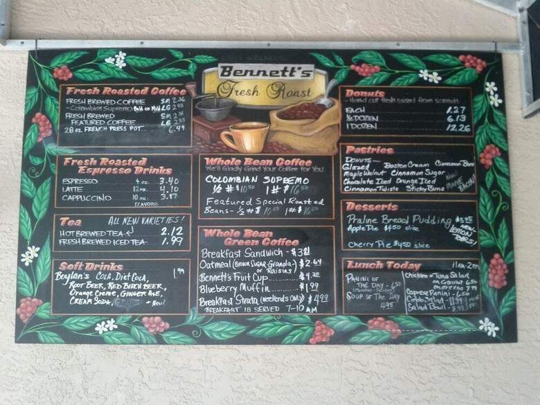 Bennett's Fresh Roast - Fort Myers, FL menu_pic