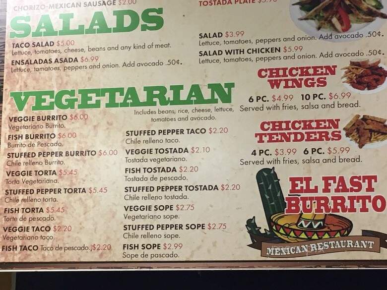 El Fast Burrito - Des Plaines, IL