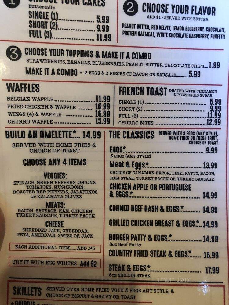 The Griddle - Las Vegas, NV menu_pic