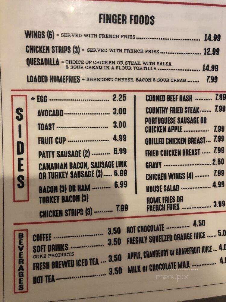 The Griddle - Las Vegas, NV menu_pic