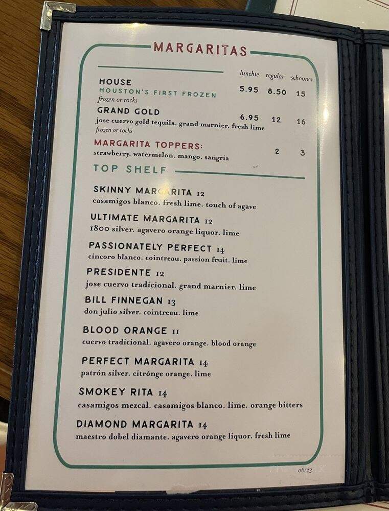Los Tios Mexican - Houston, TX menu_pic
