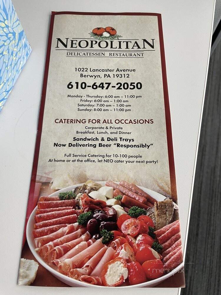 Neopolitan Delicatessen & Restaurant - Berwyn, PA