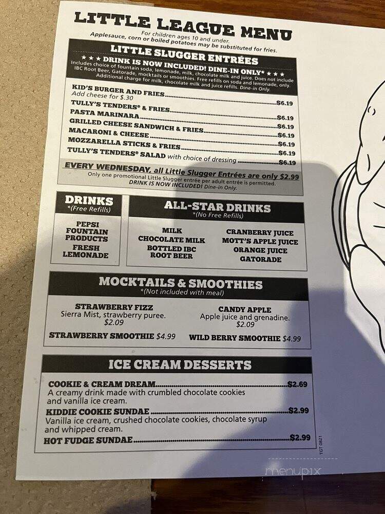 Tully's Good Times - Depew, NY menu_pic